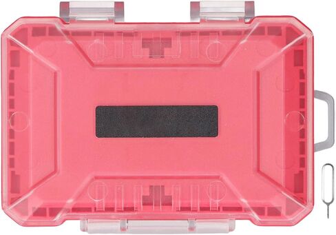 Dpofirs Memory Card Case with ShockResistant Interior - ABS & TPE Organizer for Outdoor Storage (Blue) in Saudi Arabia