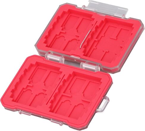 Dpofirs Memory Card Case with ShockResistant Interior - ABS & TPE Organizer for Outdoor Storage (Blue) in Saudi Arabia