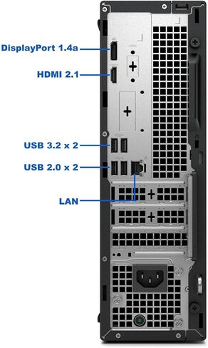 Dell Pro Slim QCS1250 Desktop SFF (Replaces OptiPlex SFF Series), Intel Ultra 5-235 (Beats i7-14700), 16GB DDR5, 1TB NVMe SSD, WiFi 6E, BT, Type-C, DP, HDMI, Win 11 Pro, Business PC, Black in Saudi Arabia