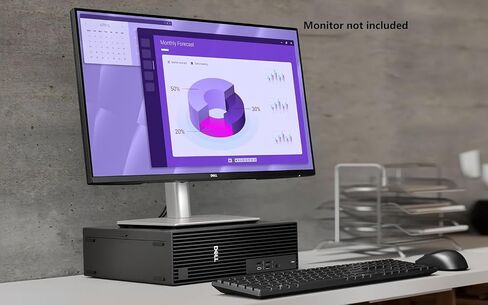 Dell Pro Slim QCS1250 Desktop SFF (Replaces OptiPlex SFF Series), Intel Ultra 5-235 (Beats i7-14700), 16GB DDR5, 1TB NVMe SSD, WiFi 6E, BT, Type-C, DP, HDMI, Win 11 Pro, Business PC, Black in Saudi Arabia