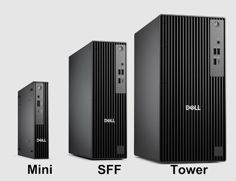Dell Pro Slim QCS1250 Desktop SFF (Replaces OptiPlex SFF Series), Intel Ultra 5-235 (Beats i7-14700), 16GB DDR5, 1TB NVMe SSD, WiFi 6E, BT, Type-C, DP, HDMI, Win 11 Pro, Business PC, Black in Saudi Arabia