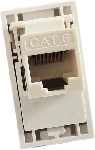 CAT6 RJ45 Network Jack Kit Ethernet Computer Connector Socket 23x36mm(Crimps Wire CAT6) in Saudi Arabia