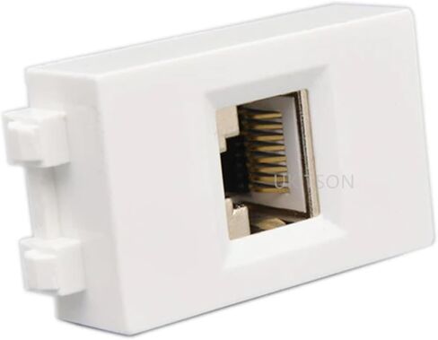 CAT8 RJ45 موصل وحدات محمية 23x36mm CAT.8 LAN Kit مقبس يدعم 40 جيجابت في الثانية in Saudi Arabia