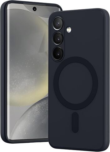 for Galaxy A36 5G Case Magnetic,Wireless Charging,Slim Soft TPU Silicone Cover Phone Case for Galaxy A36 5G,Black,MUS-MFCX-13-01 in Saudi Arabia
