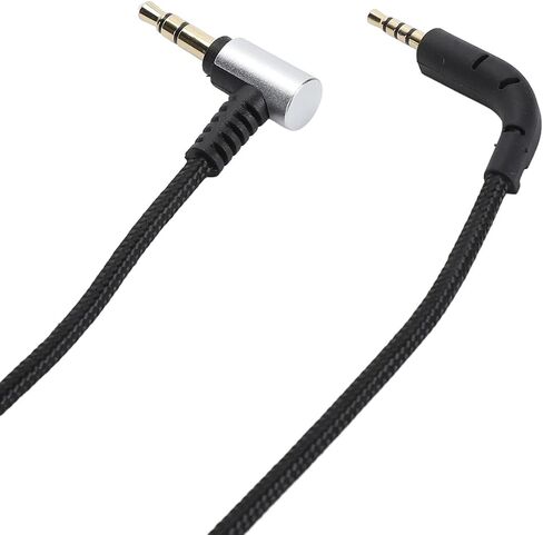 Headphone Replacement Cable, Upgrade Wire for Bowers and Wilkins P7, Right Angle Connector, Gold Plated Plug, 1.2m Length, OFC Core, Compatible with Phones, Tablets, Computers in Saudi Arabia