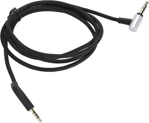 Headphone Replacement Cable, Upgrade Wire for Bowers and Wilkins P7, Right Angle Connector, Gold Plated Plug, 1.2m Length, OFC Core, Compatible with Phones, Tablets, Computers in Saudi Arabia
