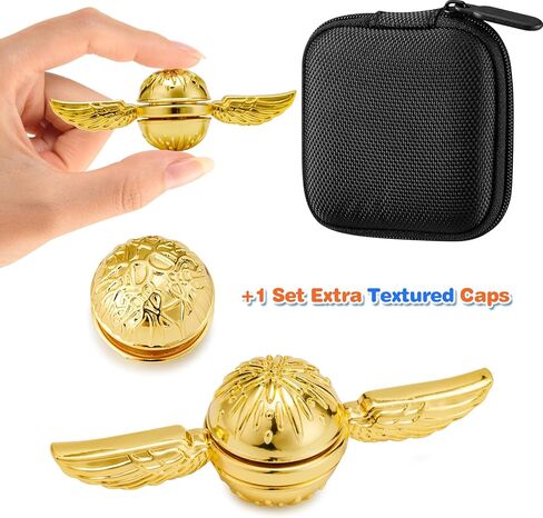 كرة معدنية صلبة فيدجيت سبينر قزحية الألوان الحسية إصبع اليد لعبة الغزل إضافة ADHD تخفيف التوتر والقلق يخفف المخفض للأطفال والكبار. in Kuwait