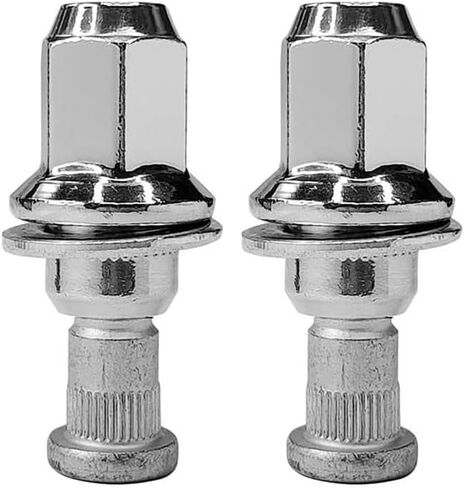 4PCS M14x1.5 Chrome Wheel Lug Stud Nut Set Compatible with 2015-2023 Ford Mustang Explorer Edge Fusion GT/Lincoln Continental MKZ MKX Aviator Nautilus 611-007 ACPZ1012D ACPZ1012M in Saudi Arabia