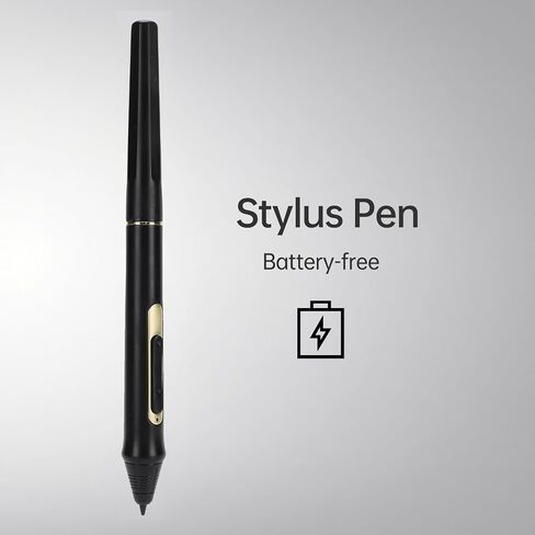 Asixxsix BOSTO Digital Pen W10, 8192 Levels Pressure Stylus Pen with 2 Custom Function Buttons and 15mm Induction Height, for BT-101A BT-101B BT-19UHD BT-19UHDT BT-19HD BT-19HDT (W10) in Saudi Arabia
