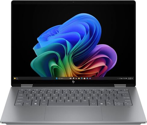 كمبيوتر محمول HP OmniBook X 14-fk00 Flip 2 في 1، شاشة لمس 14 بوصة WUXGA IPS 8 النواة AMD Ryzen AI 7 350 24 جيجابايت LPDDR5 رام، 1 تيرابايت SSD، رسومات AMD Radeon 860M، Windows 11 Home (متجدد) in Saudi Arabia