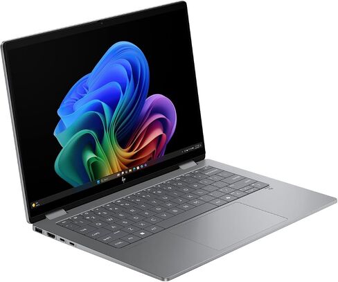 كمبيوتر محمول HP OmniBook X 14-fk00 Flip 2 في 1، شاشة لمس 14 بوصة WUXGA IPS 8 النواة AMD Ryzen AI 7 350 24 جيجابايت LPDDR5 رام، 1 تيرابايت SSD، رسومات AMD Radeon 860M، Windows 11 Home (متجدد) in Saudi Arabia