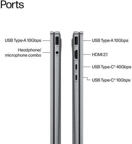 كمبيوتر محمول HP OmniBook X 14-fk00 Flip 2 في 1، شاشة لمس 14 بوصة WUXGA IPS 8 النواة AMD Ryzen AI 7 350 24 جيجابايت LPDDR5 رام، 1 تيرابايت SSD، رسومات AMD Radeon 860M، Windows 11 Home (متجدد) in Saudi Arabia