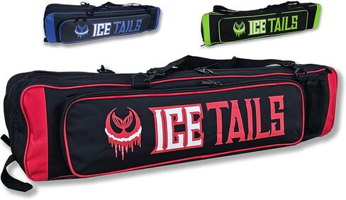 Ice Fishing Rod Tackle Bag 36.5" x 8" x 6" with Waterproof Bottom, Holds Ice Rods, Jig Boxes, Tip Ups, Reels & Ice Fishing Gear Storage Organizer in Kuwait