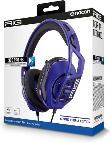 سماعة الألعاب Nacon RIG 300 Pro HS Purlpe Cosmic in Saudi Arabia