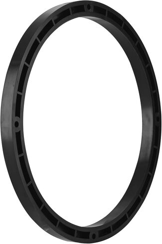 DS18 RY-HDRING8 8" Speaker 1/2" Spacer Rings for Touring Motorcycles – Pair – CNC ABS Plastic – Black – Midrange & Midbass Speaker Mounting Adapter – Fits Saddlebags Models in Saudi Arabia