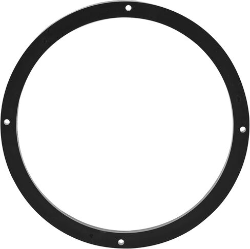 DS18 RY-HDRING8 8" Speaker 1/2" Spacer Rings for Touring Motorcycles – Pair – CNC ABS Plastic – Black – Midrange & Midbass Speaker Mounting Adapter – Fits Saddlebags Models in Saudi Arabia