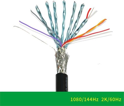 DVI Cable DVI-D 24+1 pin 1080P@144HZ 2K@60HZ Male to Male Cable for Projector Laptop DVD HDTV 1.5m/3m/5m/8m(10m) in Saudi Arabia