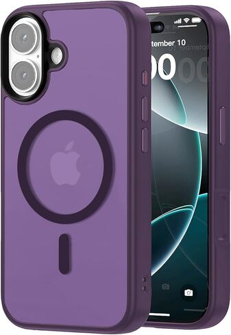for iPhone 17 ProMax | Metal Buttons | 180cm Military Drop Proof | MagSafe Compatible| Skin-Friendly Feel(Pink) in Kuwait