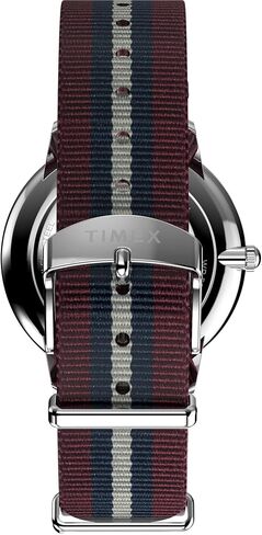 Timex Men's Waterbury Metropolitan 39mm Watch - Black Strap Dial Dial Steflic Steel in Saudi Arabia
