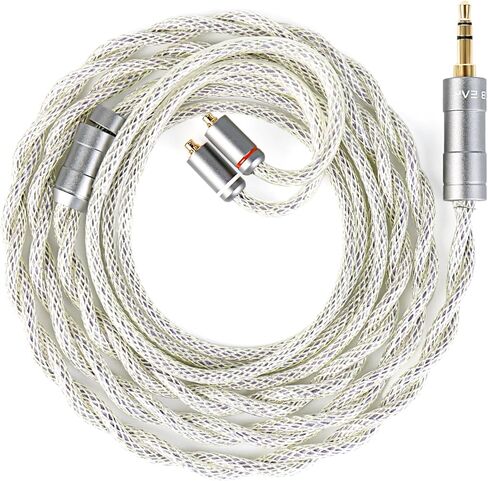 كابل KBEAR Aegis داخل الأذن كابل HiFi IEM، سلك نحاسي عالي النقاء مطلي بالفضة 4N لـ KZ ZS10 PRO، ZS12 PRO 2، ZAR، ZAS، AS24، CCZ Melody، KBEAR KS1، Tangzu Wan'er، CCA CRA (أخضر، QDC-3.5 مم) in Saudi Arabia