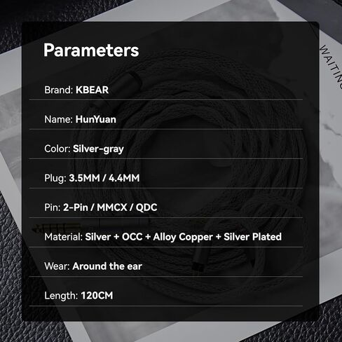 كابل KBEAR Aegis داخل الأذن كابل HiFi IEM، سلك نحاسي عالي النقاء مطلي بالفضة 4N لـ KZ ZS10 PRO، ZS12 PRO 2، ZAR، ZAS، AS24، CCZ Melody، KBEAR KS1، Tangzu Wan'er، CCA CRA (أخضر، QDC-3.5 مم) in Saudi Arabia