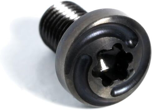 4 ea Black Gyre 1911 Grip Screws, 4 ea O Rings | for Full Size or Slim Grip bushings | 3/16" min Grip Thickness | US Made for Colt and Clones | Look at Photos of Screws with Grips/Guns in Kuwait