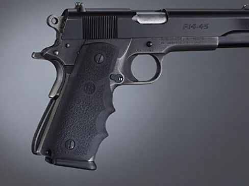 ألواح مطاطية من Hogue مع أخاديد للأصابع لـ Para Ordnance P-14، أسود - 14000 in Kuwait