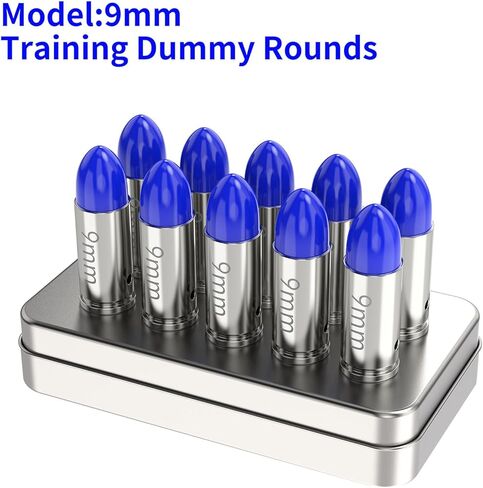 Snap Caps for 22LR/9MM/.380ACP/.45ACP/ .40 S&W/38SPL Round Action Training Training Dummy Rounds Practice Safe Loading Firing in Kuwait