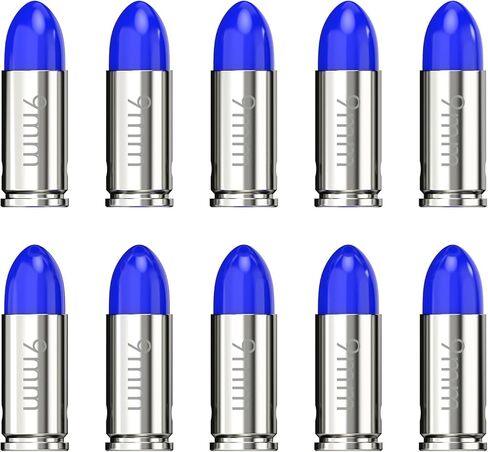 Snap Caps for 22LR/9MM/.380ACP/.45ACP/ .40 S&W/38SPL Round Action Training Training Dummy Rounds Practice Safe Loading Firing in Kuwait