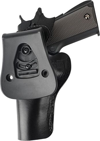 OWB 1911 Leather Holster fit 1911 Style Pistols - Colt 1911, Kimber 1911, Springfield 1911, Taurus PT1911, S&W 1911, Remington 1911, Sig 1911, Rock Island 1911(Fit 4" and 5" Barrel 1911) in Saudi Arabia