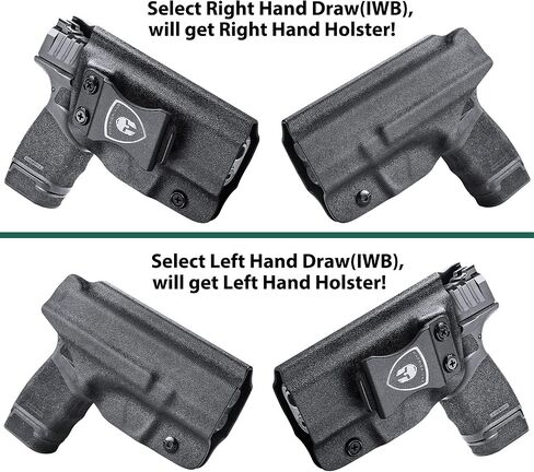سبرينجفيلد أرموري هيلكات IWB ملحق KYDEX الحافظة - Adj. غير قادر على الاحتفاظ، اليد اليمنى/اليسرى اختيارية in Kuwait
