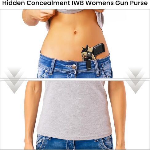 حافظات IWB للنساء، حافظة مسدسات مخفية لحمل المسدسات لمسدس صغير الحجم لليد اليمنى/اليسرى. in Kuwait