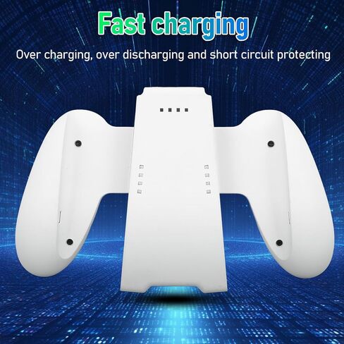 Drfeify Switch Charging Grip, Fast Charging Stand Ergonomic Dual Station with Comfort Handle Charger for Swicth in Saudi Arabia