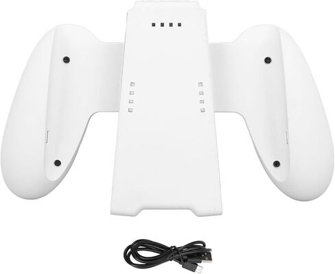 Drfeify Switch Charging Grip, Fast Charging Stand Ergonomic Dual Station with Comfort Handle Charger for Swicth in Saudi Arabia