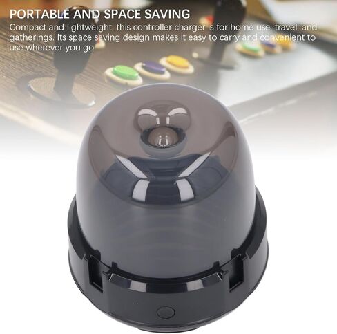 قاعدة شحن سريعة Drfeify 4 في 1 RGB لوحدة تحكم Switch Pro 15V2.6A شحن سريع على شكل دائري مع اتصال USB (أسود) in Kuwait