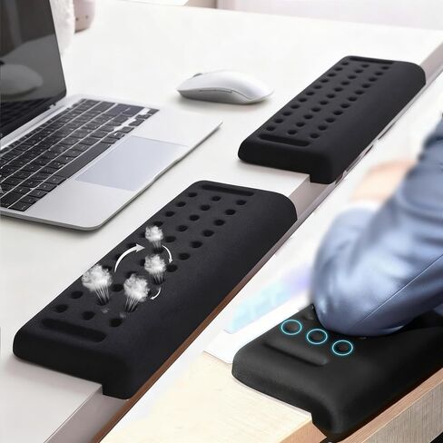 2 PCS L-Shaped Desk Elbow Pads, Memory Foam Elbow Support Padding Non-Slip, Wrist Arm Pad Elbow Comfort Support for Table or Desk Edge, Desk Edge Cushion, Separate Design in Saudi Arabia