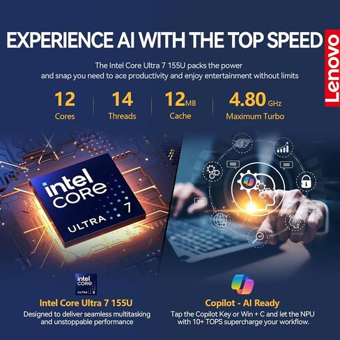 لاب توب لينوفو 2025 يوجا 7i 2 في 1، شاشة لمس 16 بوصة FHD+ 360 قابلة للطي وقابلة للتحويل، انتل كور الترا 7، ذاكرة الوصول العشوائي DDR5 16 جيجا، 512 جيجا SSD+512 جيجا PSSD، ويندوز 11|إضاءة خلفية|بصمة الإصبع|ملحقات YGYTE in Saudi Arabia