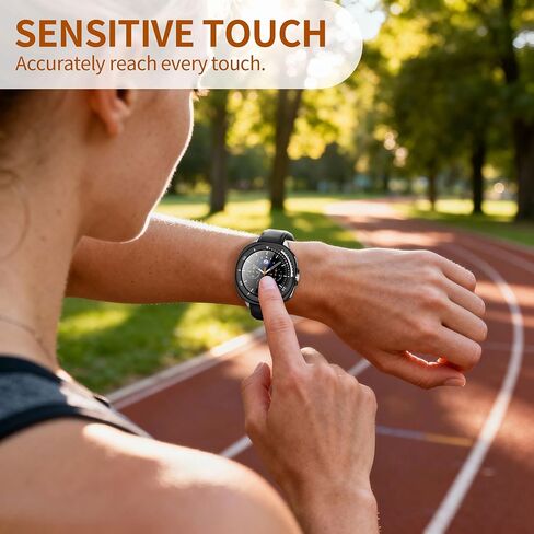 2 Pack Screen Protector Case for Samsung Galaxy Watch 8 Classic 46mm, Hard PC Bumper + HD Anti-Fog, Protective Cover for Galaxy Watch 8 Accessories Pointer Style, Black/White and Orange in Saudi Arabia