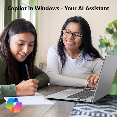 لاب توب آيسر أسباير جو 15 جاهز للذكاء الاصطناعي | شاشة FHD IPS مقاس 15.6 بوصة | AMD Ryzen 3 7320U | رسومات AMD Radeon 610M | 8 جيجابايت LPDDR5 | 128 جيجابايت PCIe SSD | Wi-Fi 6 | Windows 11 Home في وضع S | AG15-21P-R5YG in Kuwait