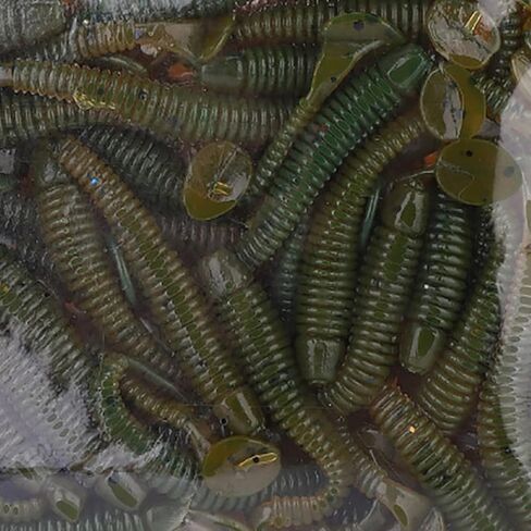50PCS 5cm Fishing Lures, Soft Plastic T Tail Grub Baits Fish Tackle Accessory for Bass Salmon Trout (Black) in Saudi Arabia
