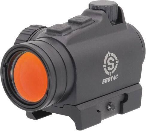 SHOTAC 1X20 نقطة رؤية حمراء ST003، غاطسة حتى 11 قدمًا (3 أمتار) ومقاومة للصدمات أكثر من 15000 طلقة من .223، 2 MOA، منظار انعكاسي متين ودقيق in Kuwait