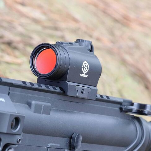 SHOTAC 1X20 نقطة رؤية حمراء ST003، غاطسة حتى 11 قدمًا (3 أمتار) ومقاومة للصدمات أكثر من 15000 طلقة من .223، 2 MOA، منظار انعكاسي متين ودقيق in Kuwait