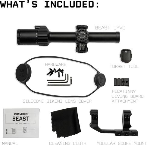 Monstrum Beast ED 1-6x النطاق البؤري الأول FFP LPVO in Saudi Arabia
