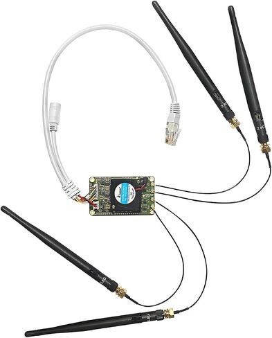 1200Mbps Dual Band WiFi to Ethernet Adapter - Gigabit Wireless Bridge with TAFC Technology | High-Speed Gaming and Streaming Network Adapter WiFi Module VM1200 in Saudi Arabia