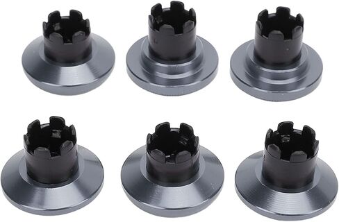 Metal Thumbsticks for PS 5 Edge Controller, Controller Interchangeable Analog Joystick, Thumb Stick Caps Compatible with PS 5/PS Pro/X Box Controllers (Black) in Saudi Arabia