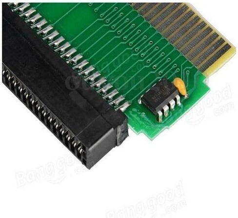 Durable 60 Pin to 72 Pin Game Card Converter for Nintendo Famicom FC to NES Accessories in Saudi Arabia