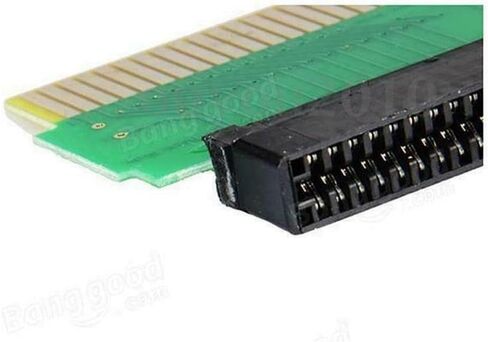 Durable 60 Pin to 72 Pin Game Card Converter for Nintendo Famicom FC to NES Accessories in Saudi Arabia