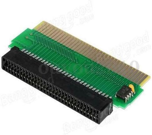 Durable 60 Pin to 72 Pin Game Card Converter for Nintendo Famicom FC to NES Accessories in Saudi Arabia