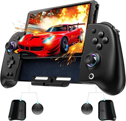 GMBACK Switch Controller – Hall Effect Joysticks & 4 Looping Macro Buttons in Kuwait