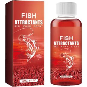 Red Worm Liquid, Red40 Ink Fishing Liquid, Red Worms Fish Attractant, Fishing Scent Attractant for Trout, Cod, Carp, and Sea Bass in Saudi Arabia